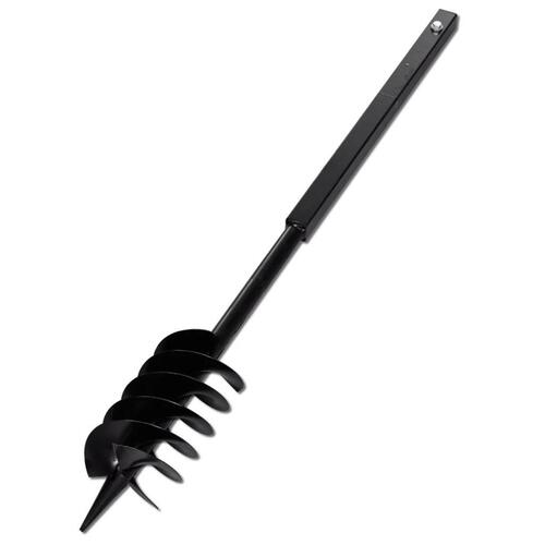 Pælebor med håndtag, 150 mm, med forlængerrør, 5 m, stål