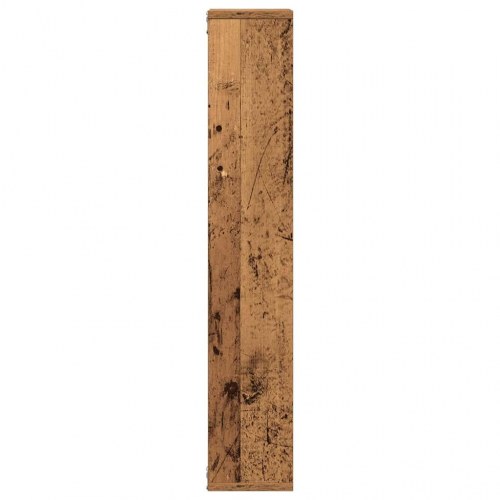 Vægreol i gammelt træ - 36×16×90 cm, konstrueret træ