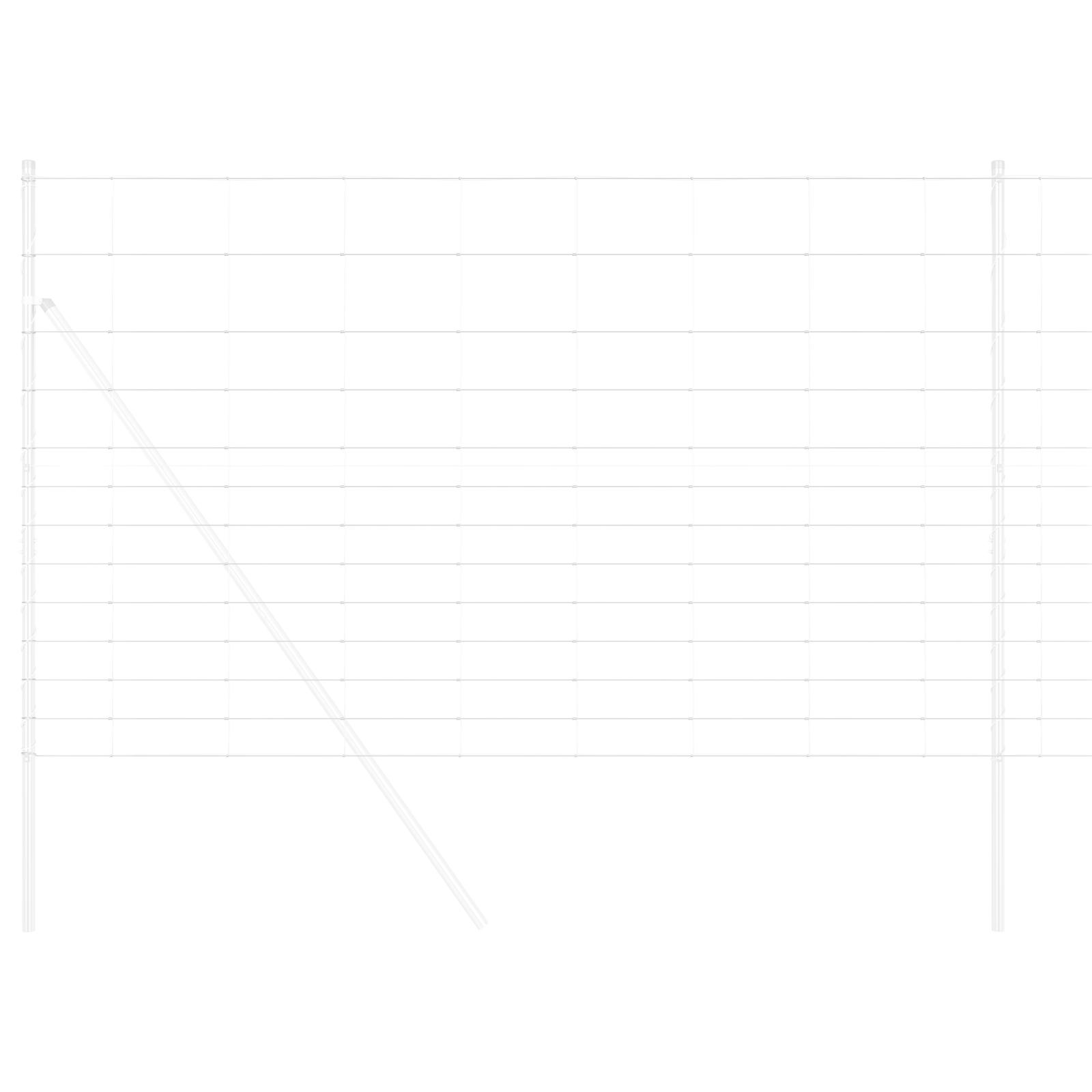 Markhegn 1,5x50 m Galvaniseret Stål