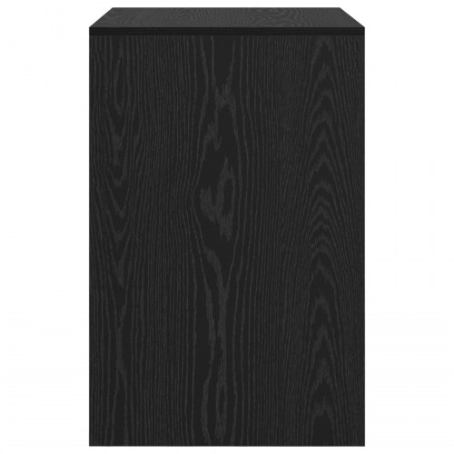 Skrivebord Sort egetræ Konstrueret træ 70 x 50 x 76 cm Holdbar