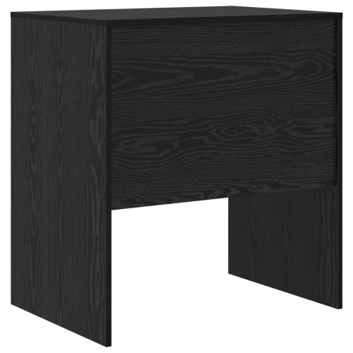 Skrivebord Sort egetræ Konstrueret træ 70 x 50 x 76 cm Holdbar