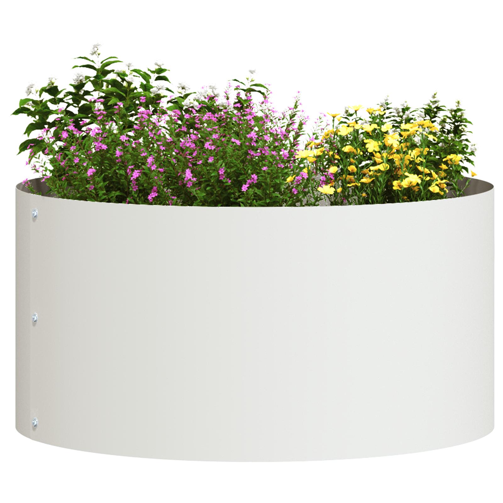 Hvide Metalplanter Hvid Metal 40 cm diameter Metalplanter
