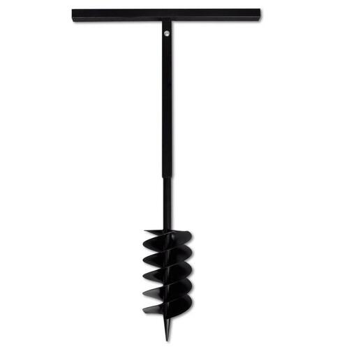 Pælebor med håndtag, 150 mm, med forlængerrør, 13 m, stål