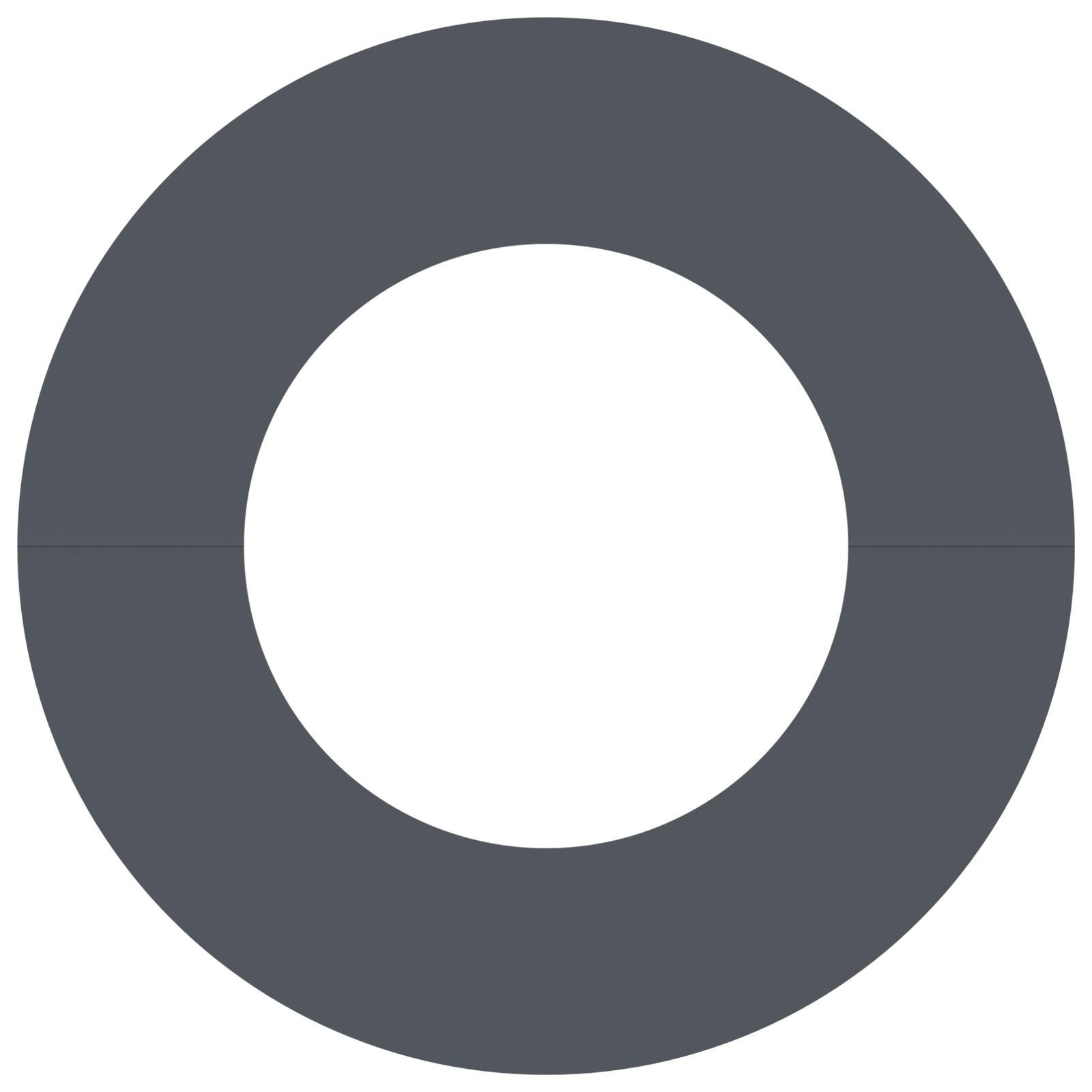 Plastik Planter Antracitgrå Holdbar Plastik Mellem billede