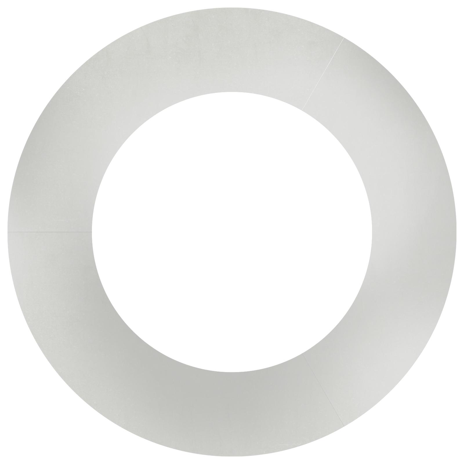 Rustfrit Stål Plantekasse Rustfrit stål Stor Holdbar Rund billede