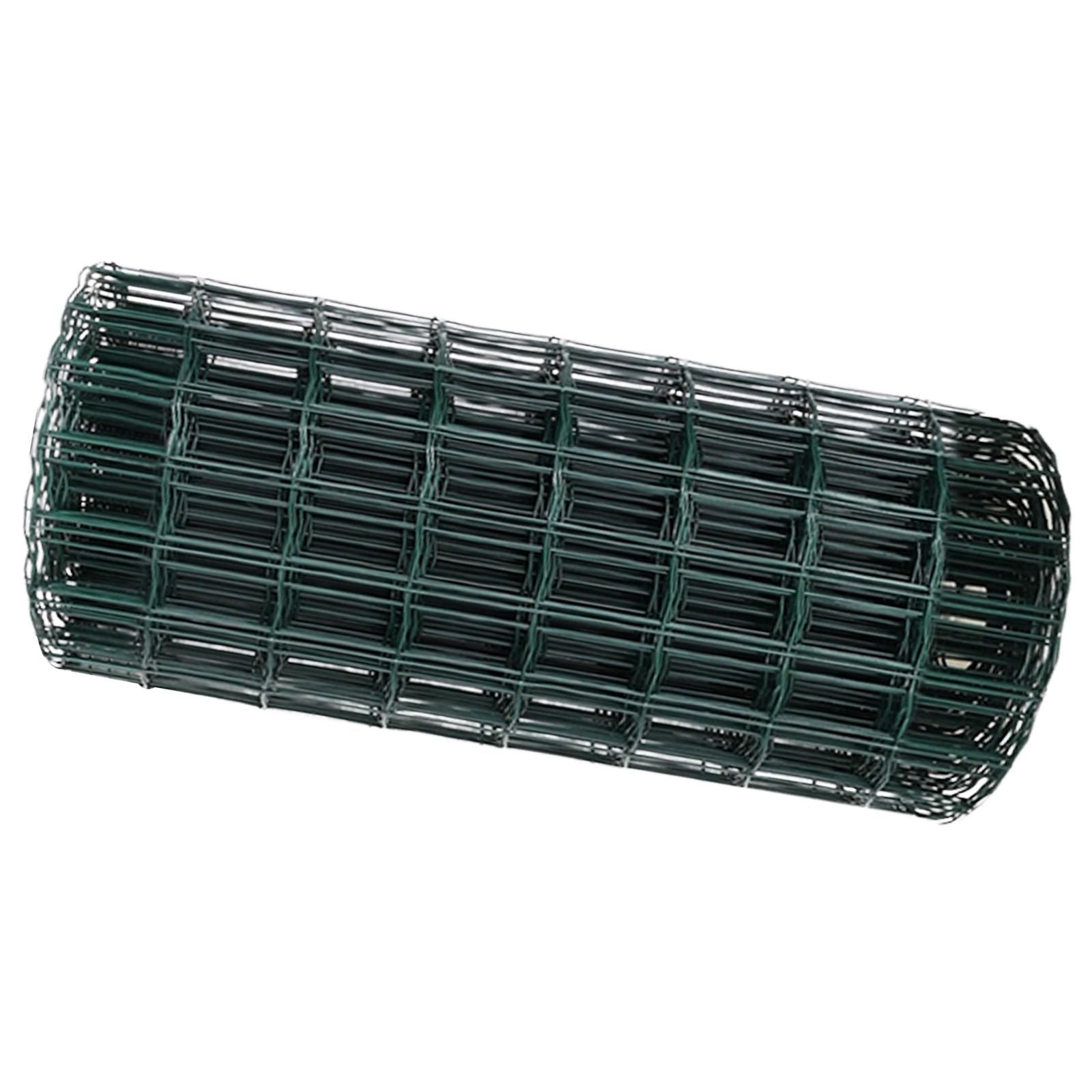 Havehegn i grøn - PVC-belagt jern 0,4 × 10 m billede