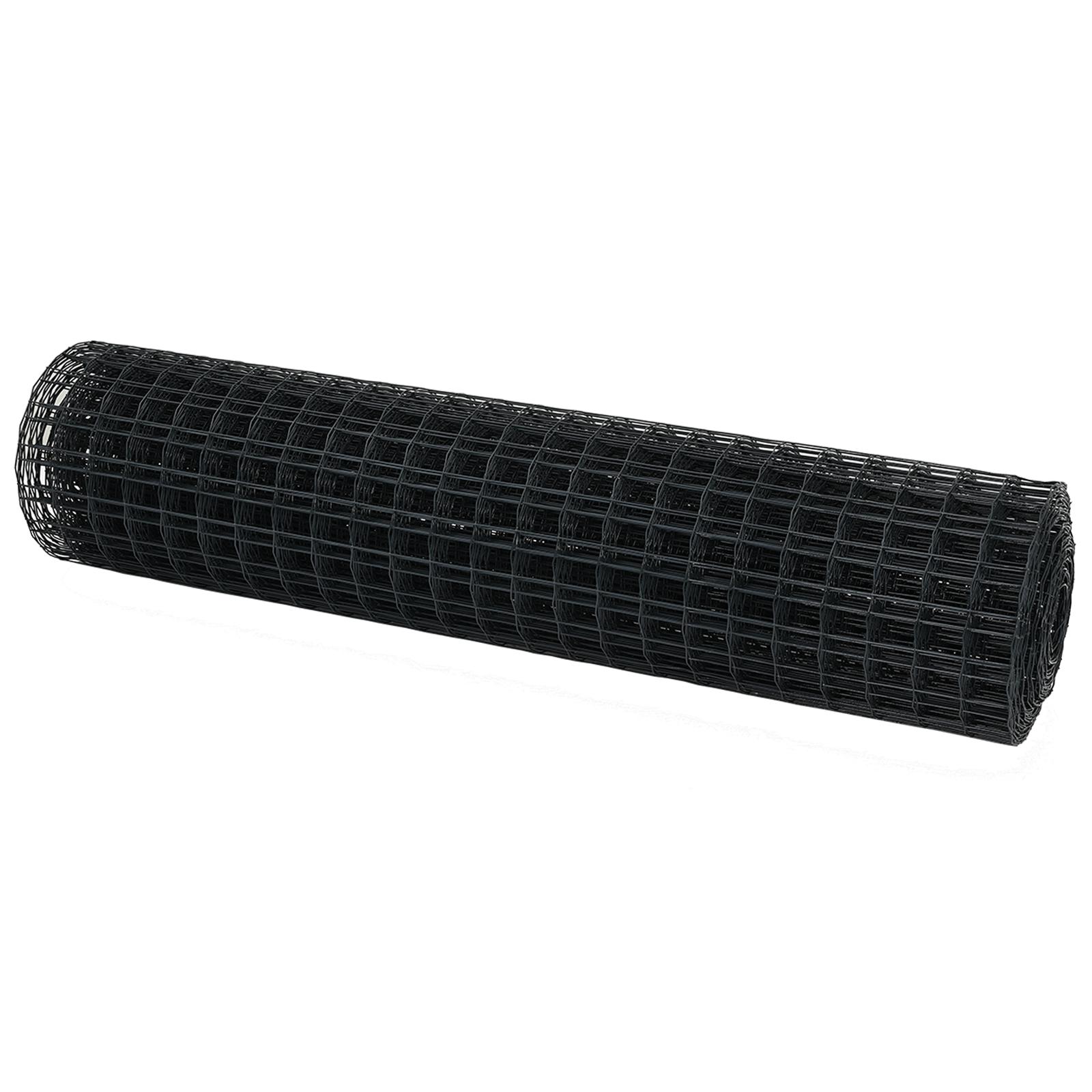 Euro Hejn Grå 1 x 25 m PVC-belagt jern billede