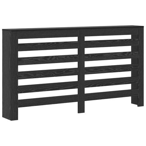 Radiatorskjuler Sort Eg 149x20x82 cm Teknisk Træ