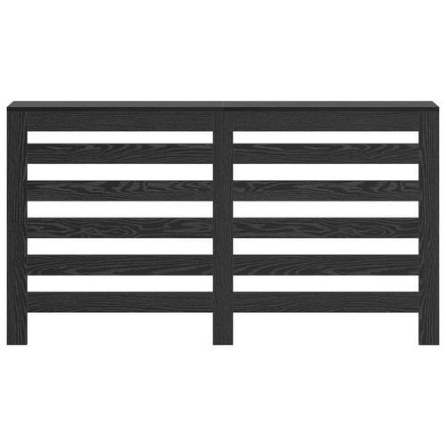 Radiatorskjuler Sort Eg 149x20x82 cm Teknisk Træ