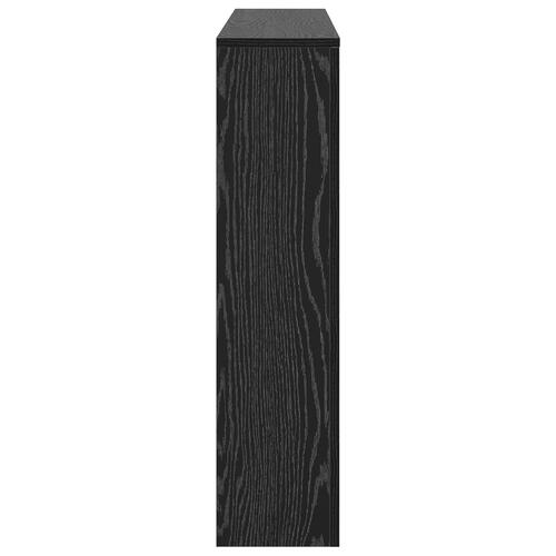 Radiatorskjuler Sort Eg 149x20x82 cm Teknisk Træ