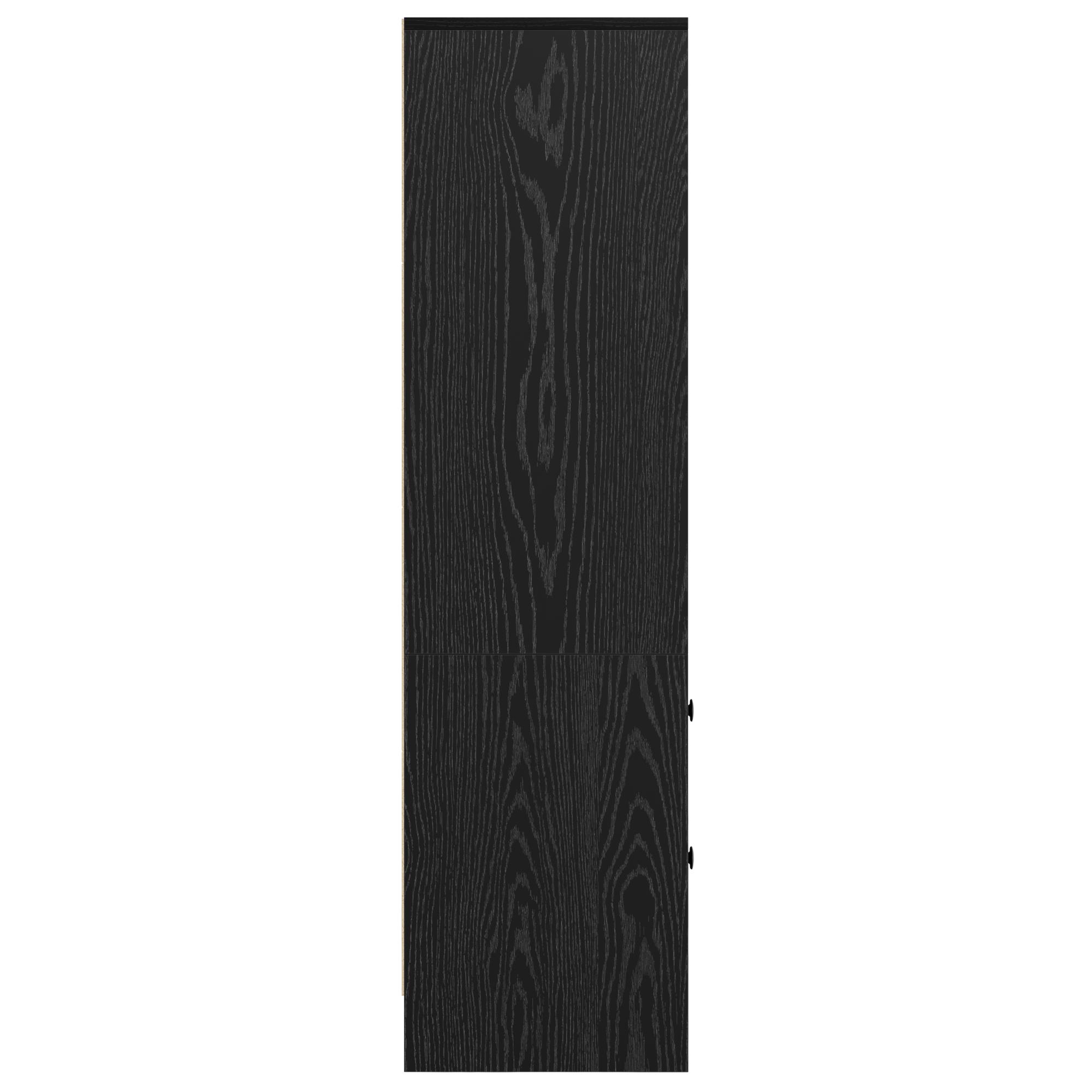 Sort Egetræ Hylde Sort egetræ Konstrueret træ Stor