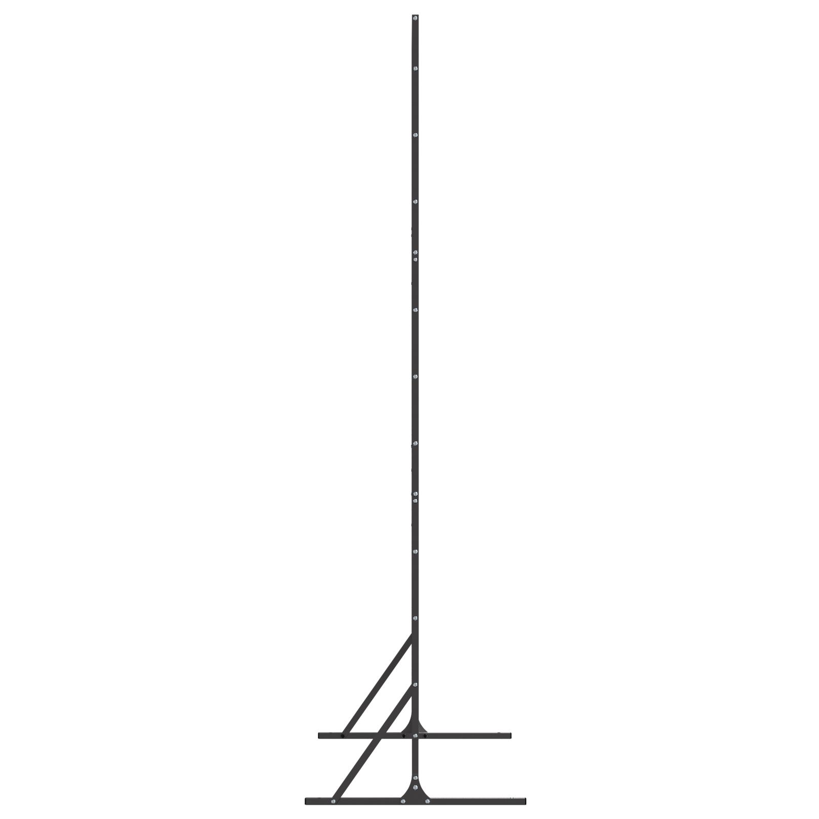 Metalhegnspanel Sort Metal Stor Mønster Hegnspanel