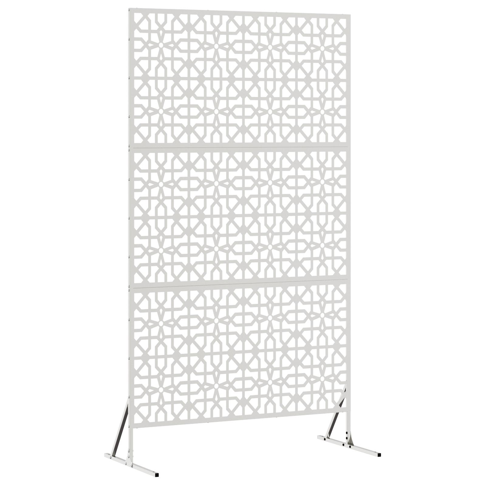 Rustfrit stål hegnpanel Rustfrit stål Stor Mønster