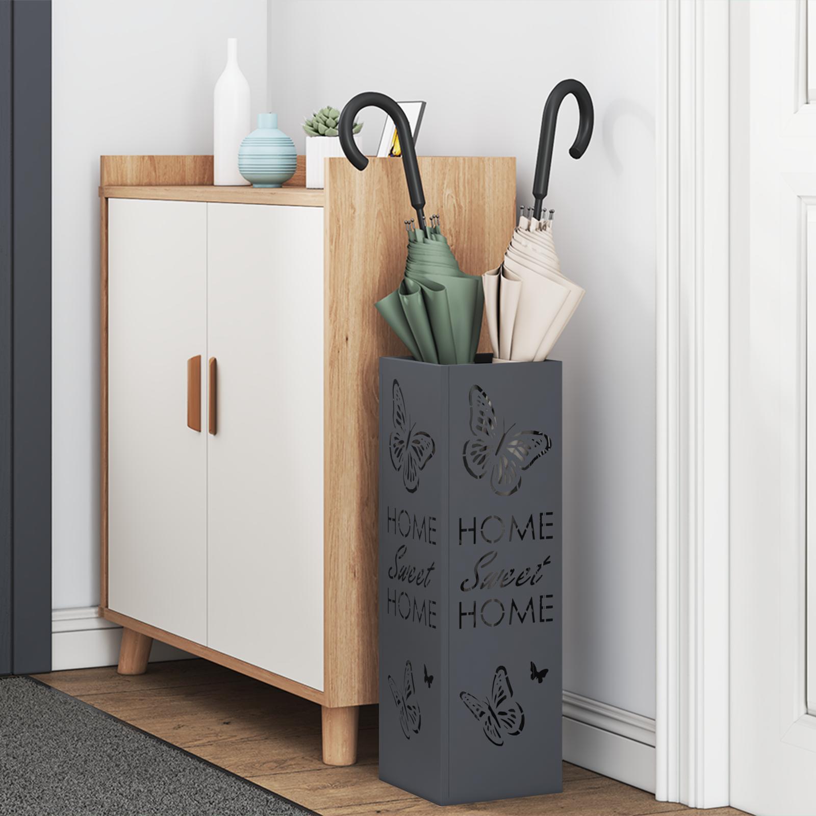 Paraplystativ Antracit Metal Medium Mønster Paraplystativ