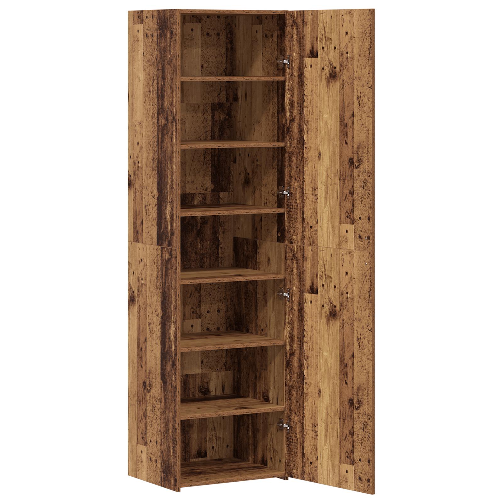 Highboard Gammelt træ 50 x 42,5 x 185 cm Konstrueret træ billede