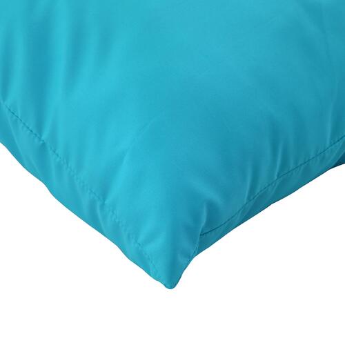 Scatterpuder 4 stk Turkis 40x40 cm Stof