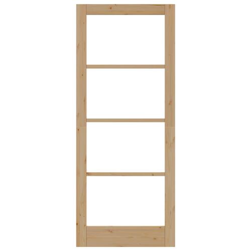 Indvendig Dør med Glas "ORKDAL" 86x211x4 cm Massivt Træ Fyr