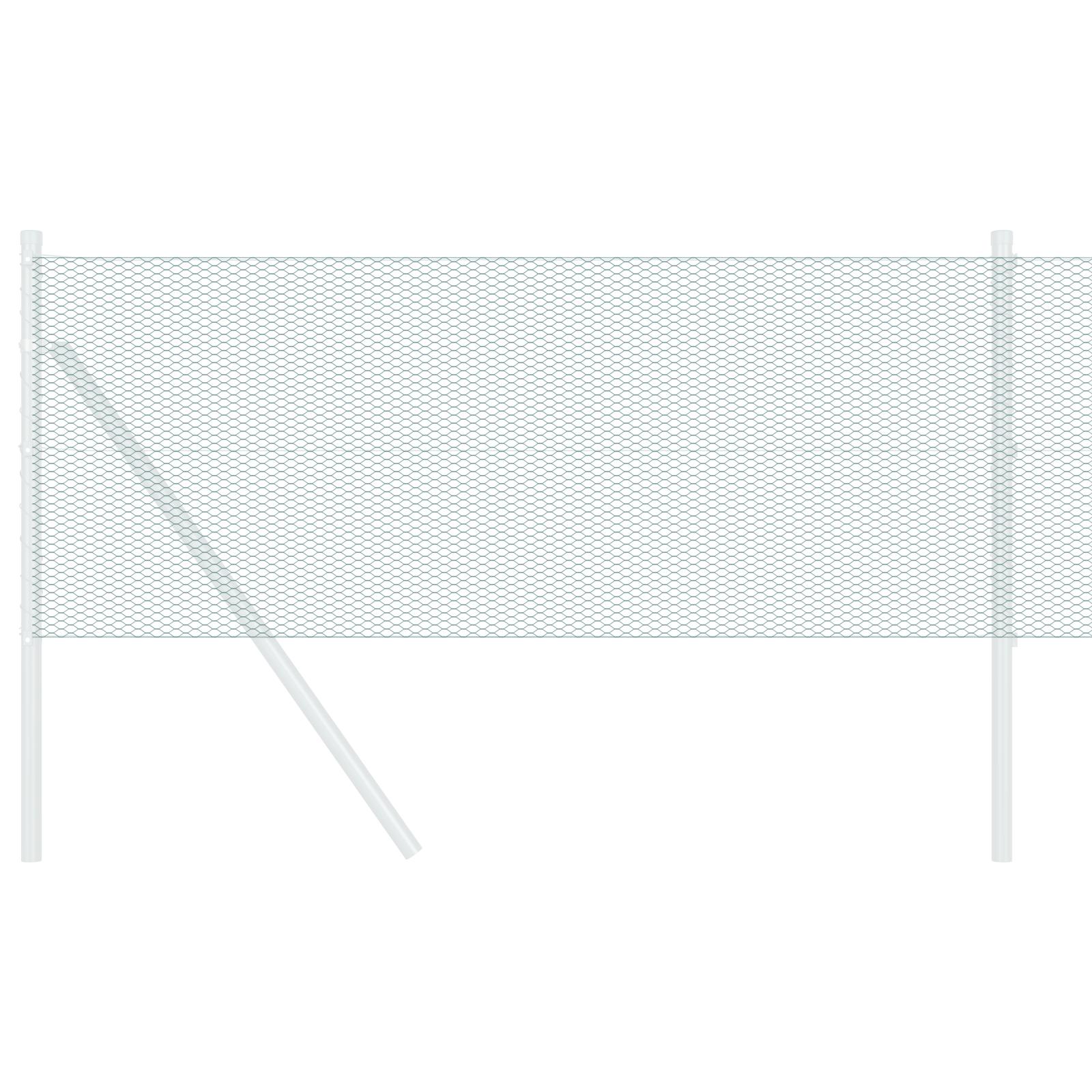 Hexagon hegn - grøn PVC 0,6 × 50 m billede
