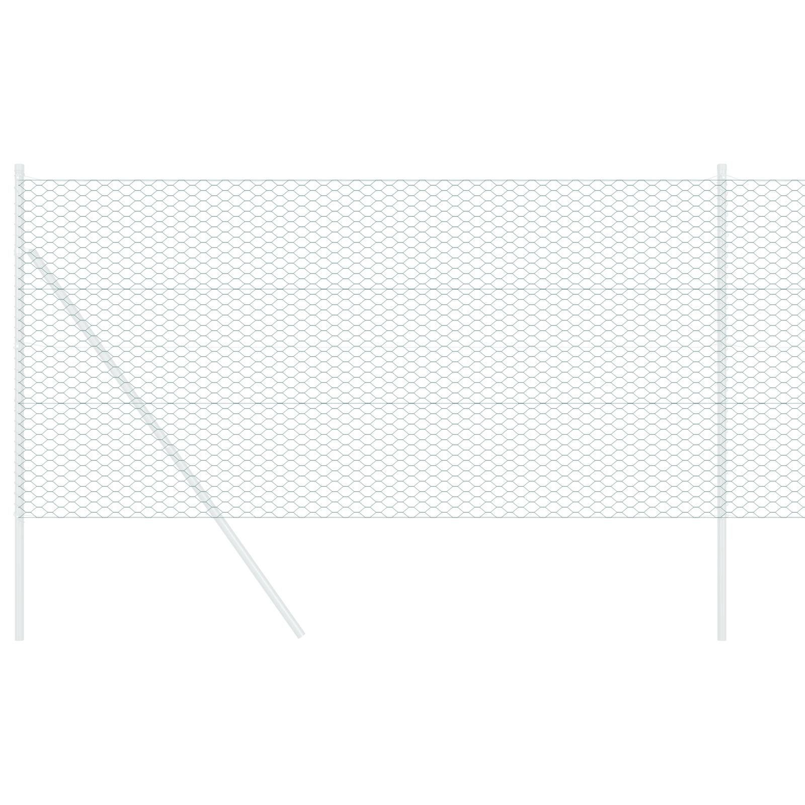 Hexagon Hegn Grøn 1.2x100 m Stål
