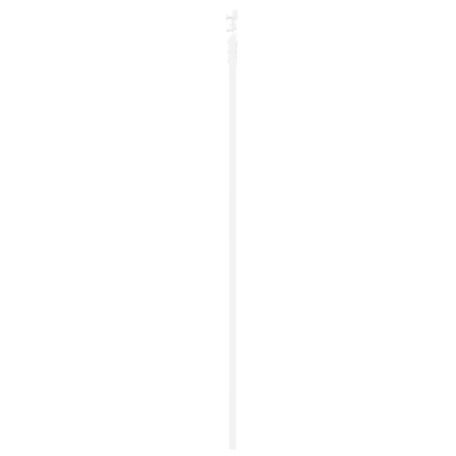 Glidende dør med hardware sæt Hvid 93x232 cm Massivt træ fyrretræ, indvendig dør med glas 'ORKDAL'Hvid 93x232x4 cm