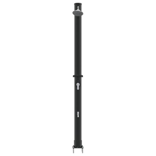 Udendørs solbruser med vandhane 217 cm 20 L