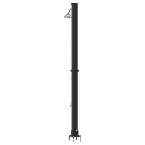 Udendørs solbruser med vandhane 217 cm 20 L