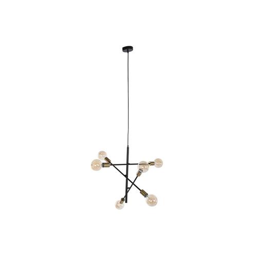 Loftslampe DKD Home Decor 60 x 52 x 50 cm Sort Gylden Metal 50 W