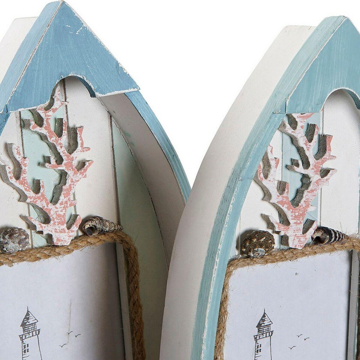 Fotoramme 8424001731435 Barco Blå Hvid Træ MDF Middelhavet (2 enheder)