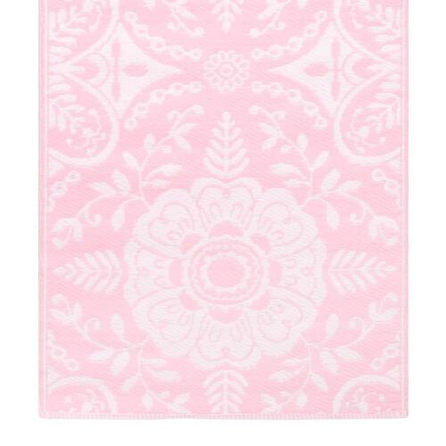Udendørstæppe 80x150 cm PP pink (OUTLET A)