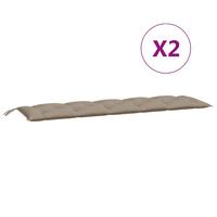 Hynde til gyngesofa 180 cm stof gråbrun