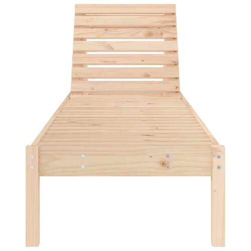Liggestol 199,5x60x74 cm massivt fyrretræ (OUTLET A+)