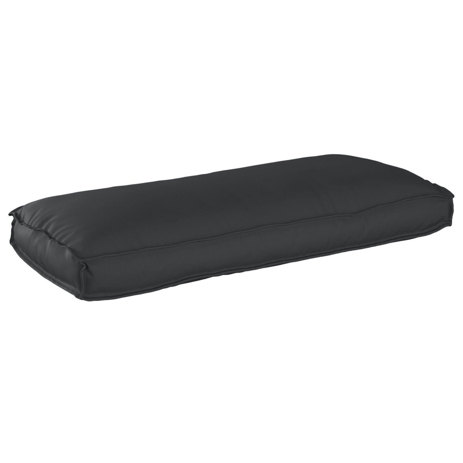 Pallepude til sæde/rygsort 120x50x12 cm Oxford-stof