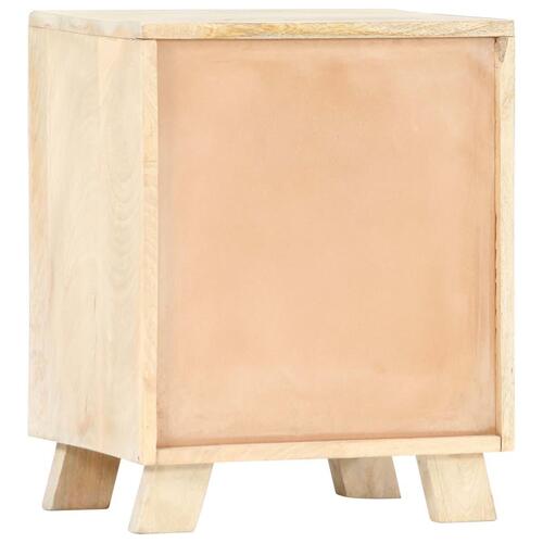 Sengebord 40x30x50 cm massivt mangotræ