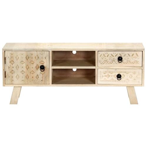 Tv-skab 110 x 30 x 44 cm massivt mangotræ