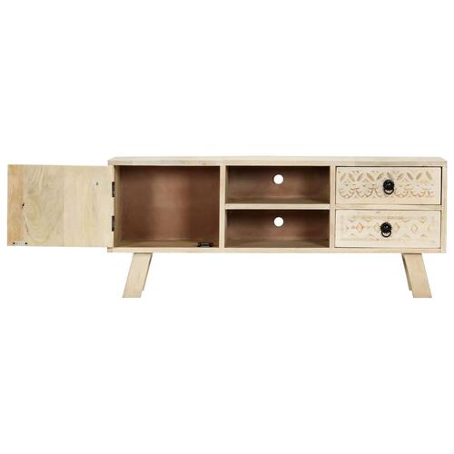 Tv-skab 110 x 30 x 44 cm massivt mangotræ