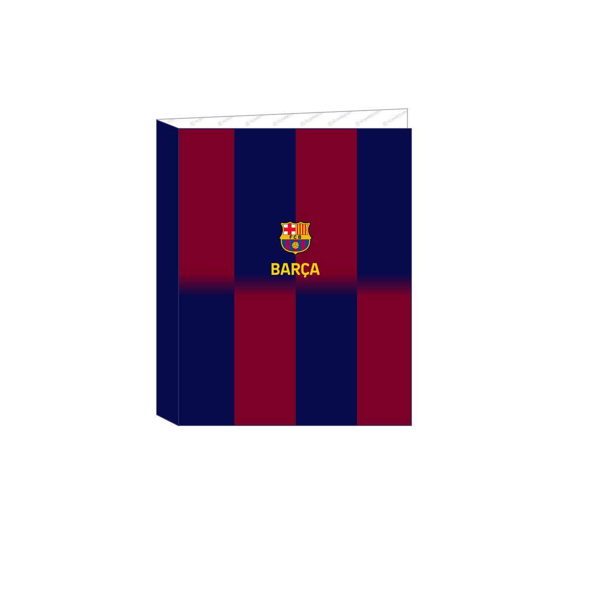 Ringbind F.C. Barcelona - Blå/Rødbrun A4 (26,5 × 33 × 4 cm)