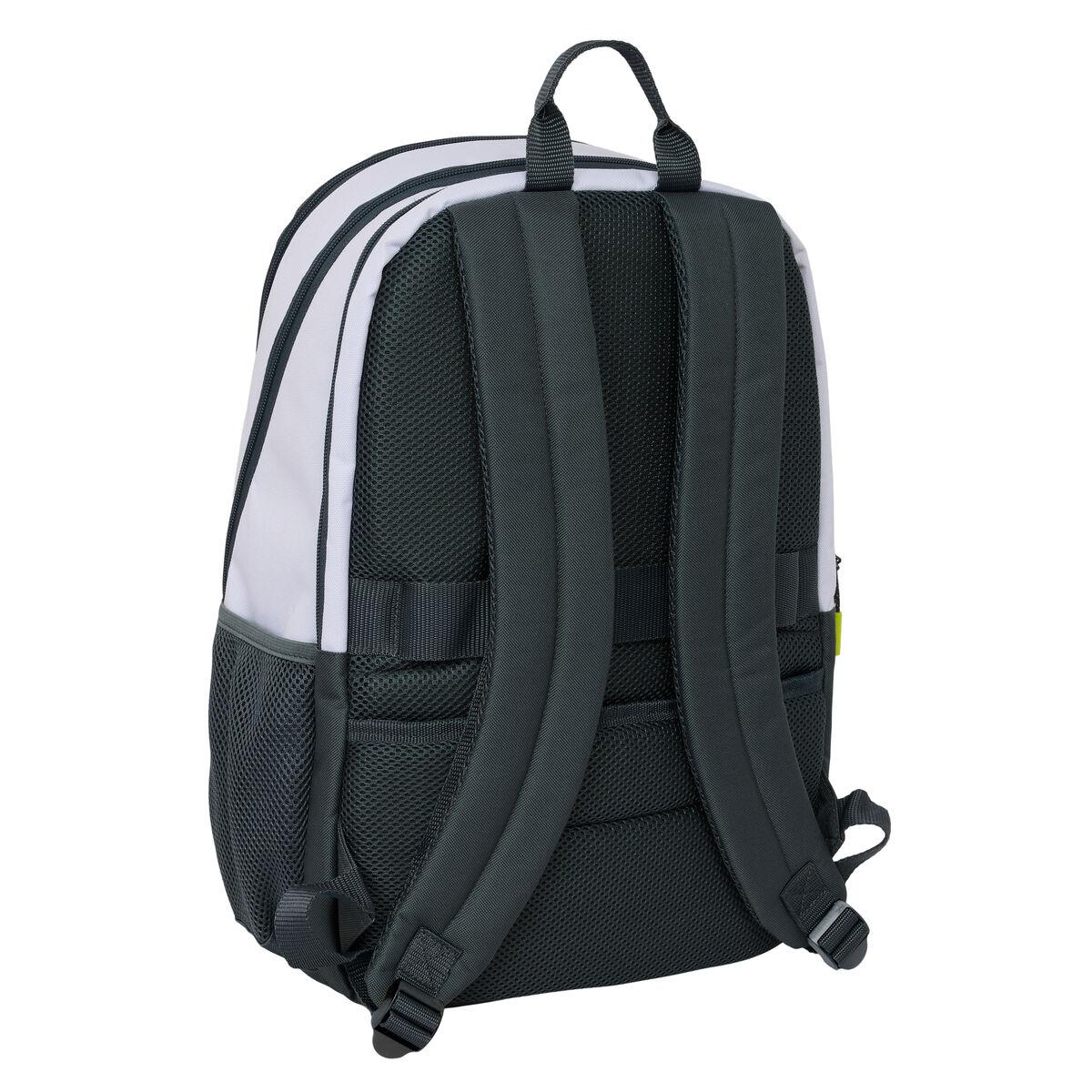 Skoletaske Real Madrid C.F. - hvid, 30 × 42 × 17 cm