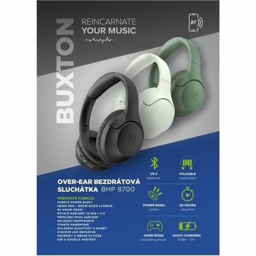Hovedtelefoner Buxton BHP 8700 Hvid Grøn