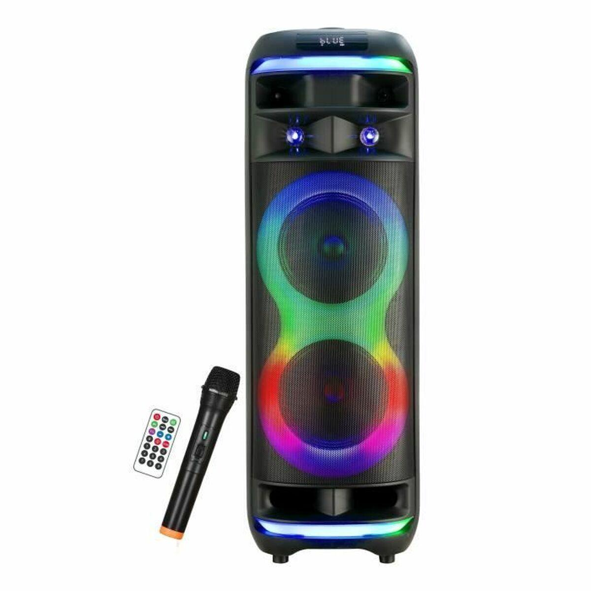 Bluetooth-højttaler Inovalley RGB - bærbar karaoke, 800 W