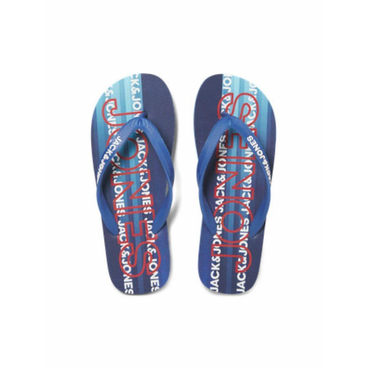 Jack & Jones JFWLOGO 2.0 flip flops til mænd, blå (42/43)