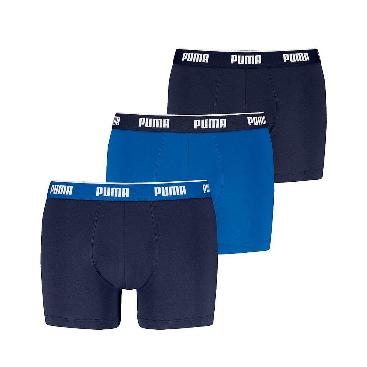 Puma boxershorts til mænd - blå 3-pak (M)