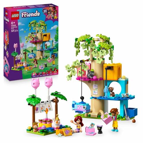 Lego Konstruktionsspil 42666 - pink, plastik, 6+