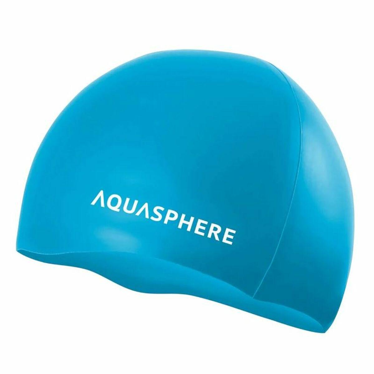 Aqua Sphere badehætte Plain - blå silikone, onesize