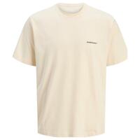 Kortærmet T-shirt til Mænd Jack & Jones JORSPLIT BACK TEE 12272996 Hvid L