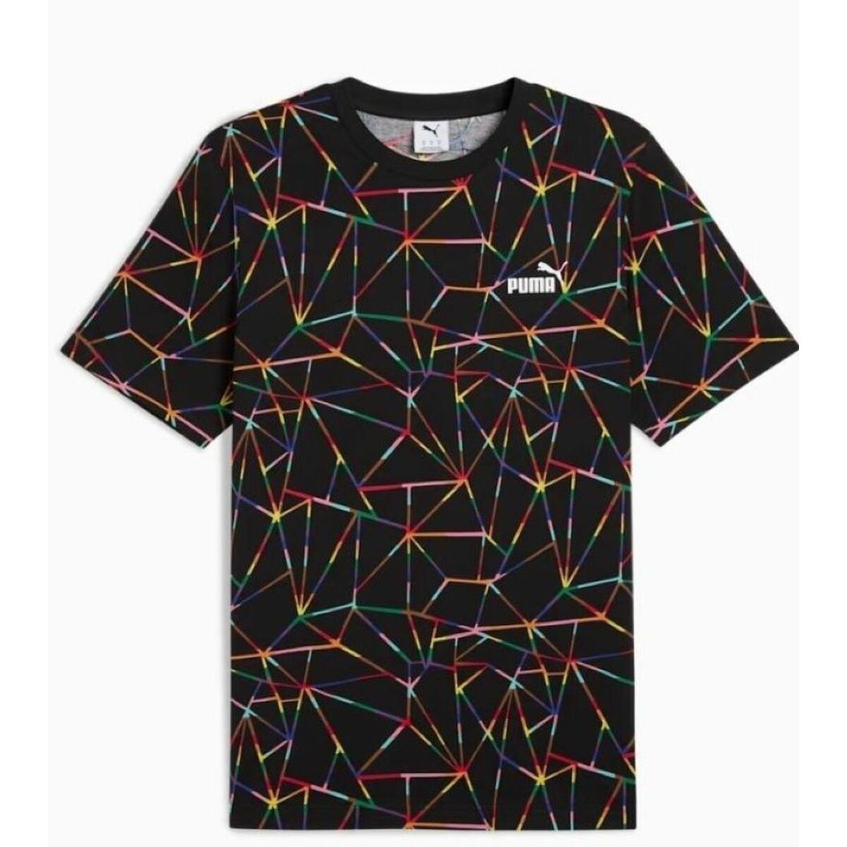 Puma LOVE UNITED AOP Tee herre T-shirt, sort - L