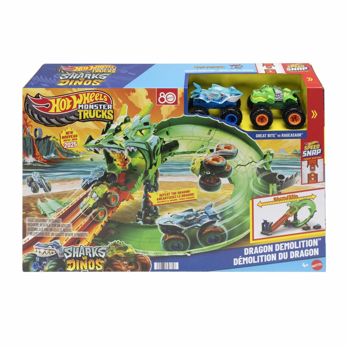 Hot Wheels Bilbane - Great Bite vs Rageasaur - Dragon Demolition