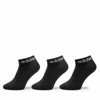 Sportsstrømper Adidas C LIN ANKLE 3P IC1303 Sort 3 par 34-36