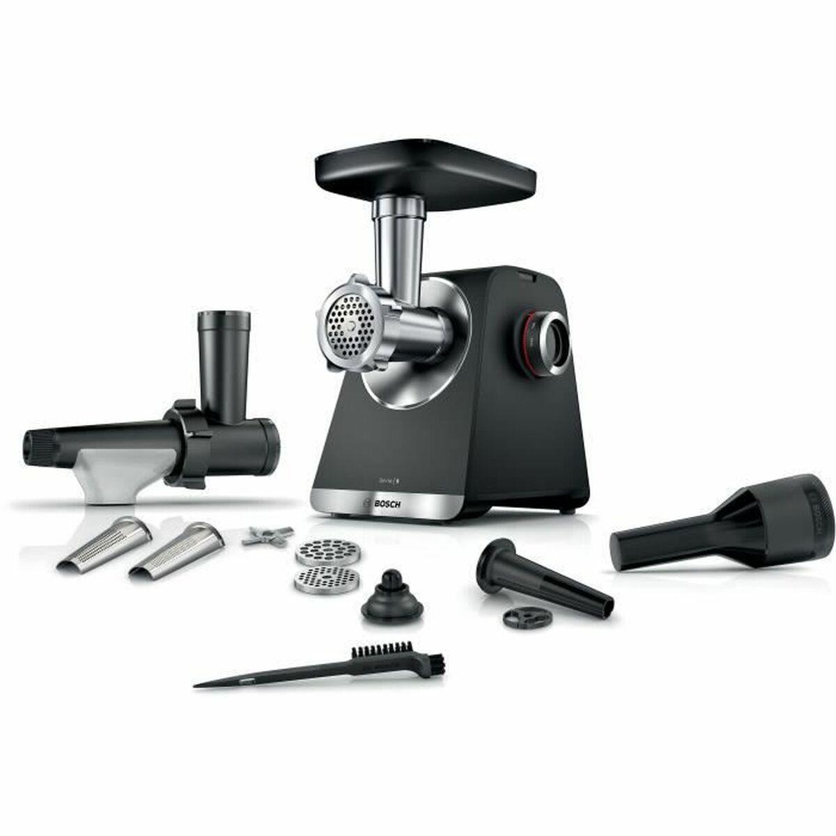 Kødhakker BOSCH MFWS650B Sort Sølvfarvet 500 W