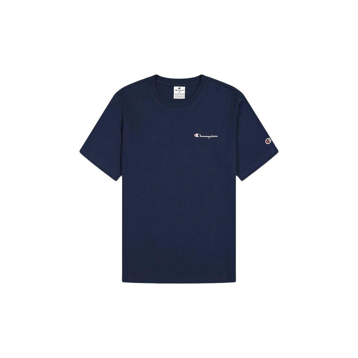 Champion kortærmet T-shirt til mænd - SS Tee 220264, marineblå, L