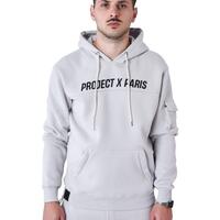 Hættetrøje til Mænd Project X Paris PROJECT SWEAD&HOODIE 2522058 LS Grå S